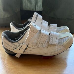 Shimano White Cycling Shoes